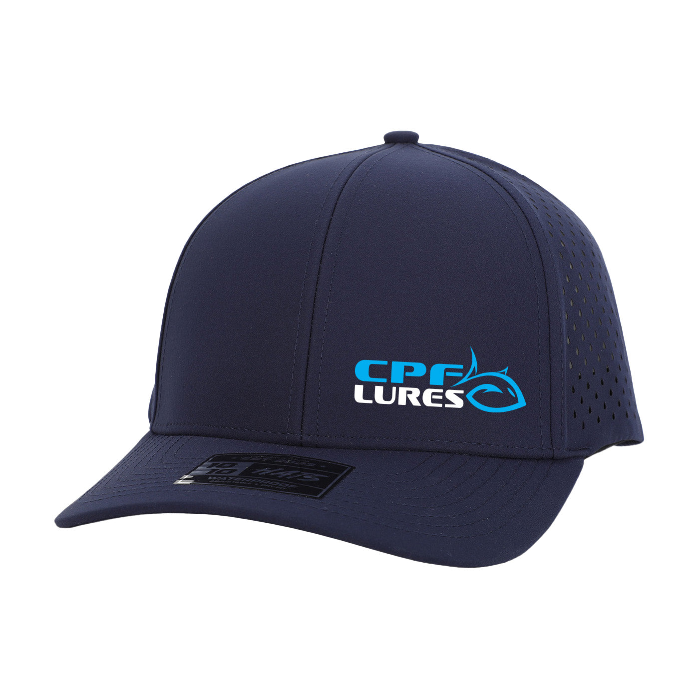 6 Panel Waterproof Snapback Hat True Navy