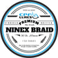NINEX Braid 30lb 150 Yards Black 