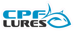 2.8"x7.0" CPF Lures Vinyl Boat Sticker