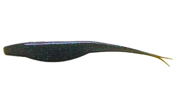 Shad Jerk Pro Green Pumpkin Blue Flake