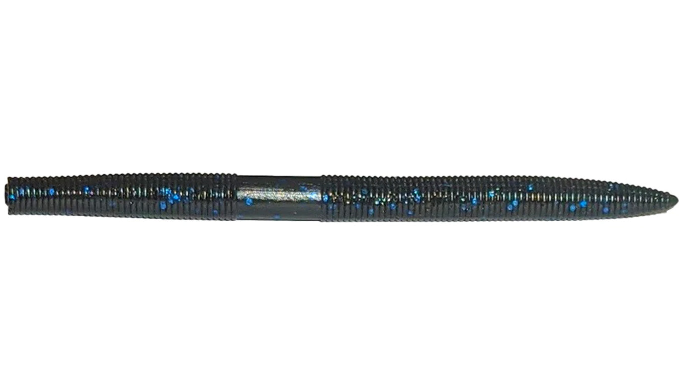 5.5 Stickler Pro - Senko Style Stick Bait Black Blue Flake / 08