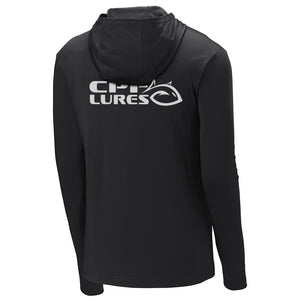 CPF Lures Black Performance Shirts Hoodie Back