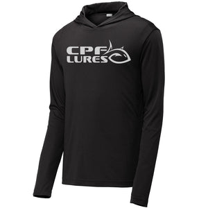 CPF Lures Black Performance Shirts Hoodie Front