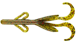 4" Brush Bandit Watermelon Red Flake