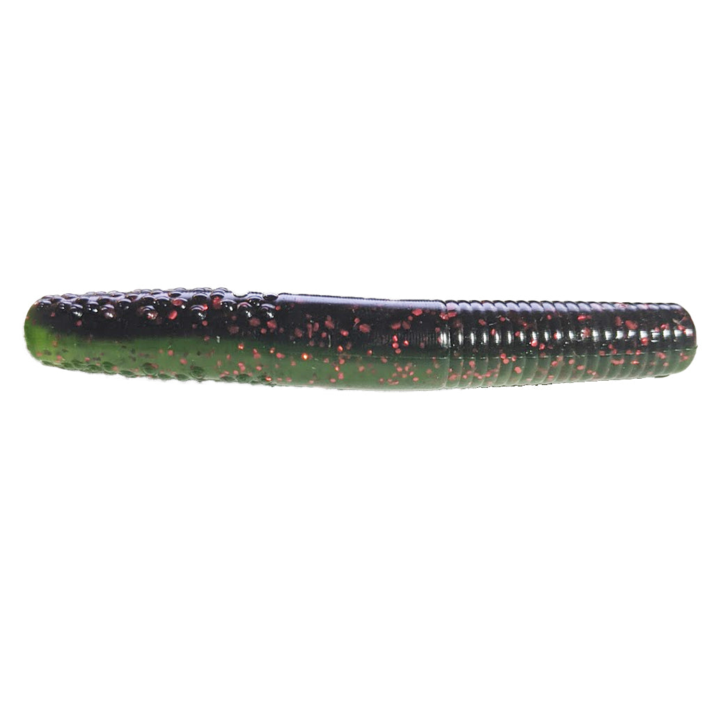 2.75" Ned Stickler Black Red Flake Watermelon Red.