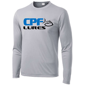 Silver CPF Lures Long Sleeve Performance T-Shirt