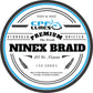 NINEX Braid 20lb 150 Yards Black 