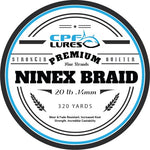 NINEX Braid 20lb 320 yards