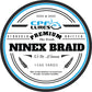 NINEX Braid 45lb 1500 Yards Black 