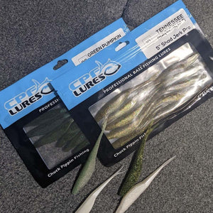 100pc Soft Plastic Creature Baits Fishing Lure Assortment Bass Baits Grab  Bag 